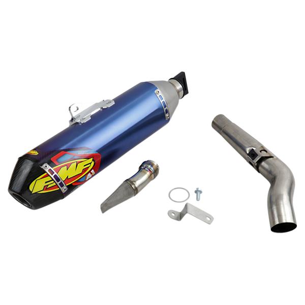 FMF Factory 4.1 exhaust blue titanium Kawasaki KX450F 2019-2023