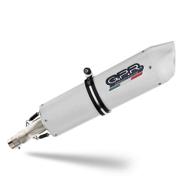 Scarico GPR Albus Ceramic bianco omologato BMW F800GS 2008-2015