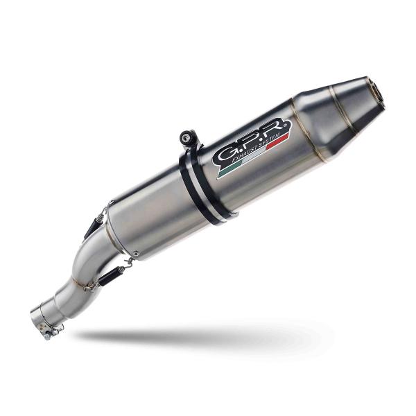 GPR complete exhaust approved satin steel Deeptone Atv Triton SM 300 2009-2018