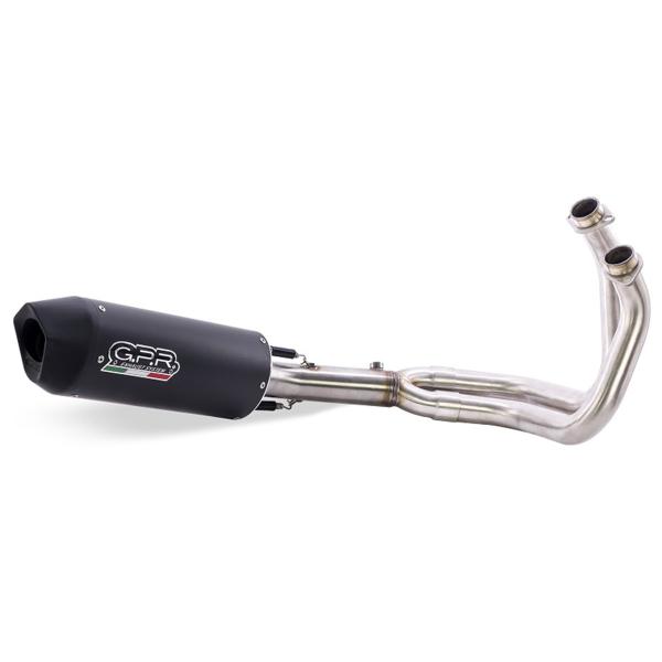 GPR complete exhaust approved matte black Furore Kawasaki ER6N/ER6F 2012-2016