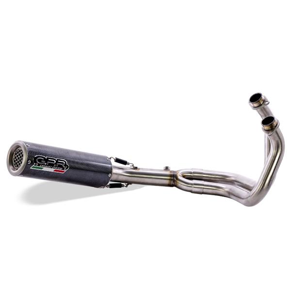 GPR complete exhaust approved Kat satin steel M3 Poppy Kawasaki Z650 2017-2020