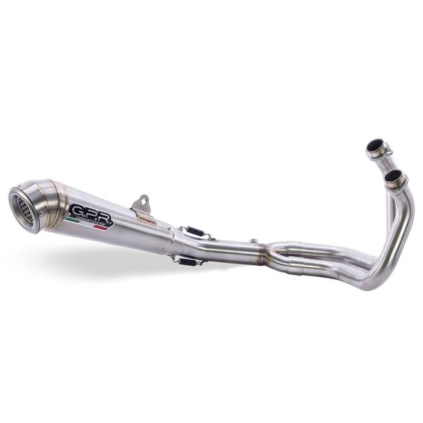 GPR exhaust approved Kat satin steel Powercone Evo Kawasaki Z650RS 2021-2023