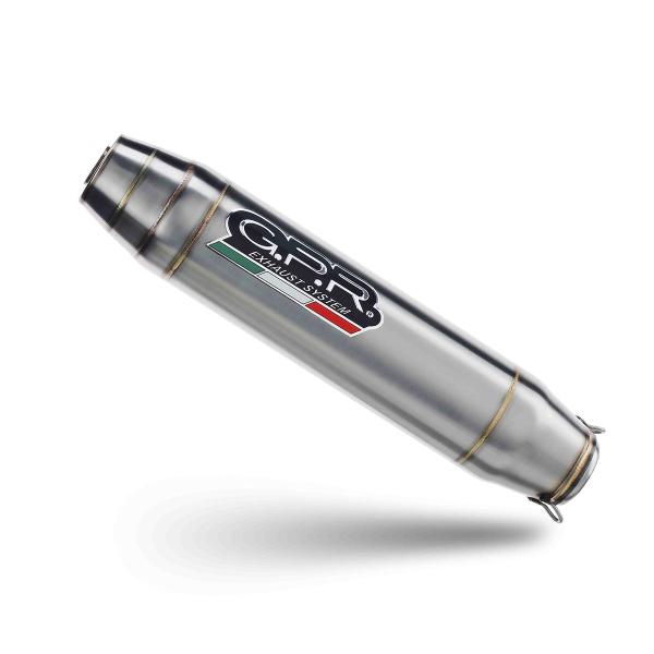 Scarico GPR Deeptone acciaio satinato omologato Suzuki SV650A 2021-2024
