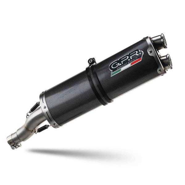 GPR exhaust approved glossy carbon Dual Poppy Voge 650DSX 2021-2024