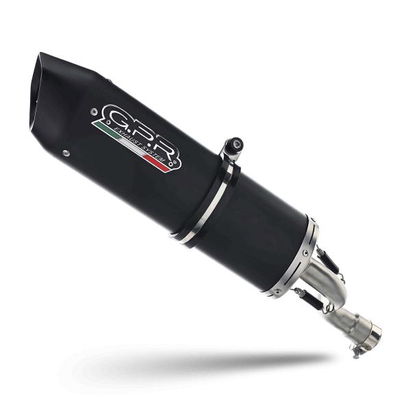 GPR exhaust approved Kat matte black Furore Evo4 Fantic Motor XMF125 2021-2023