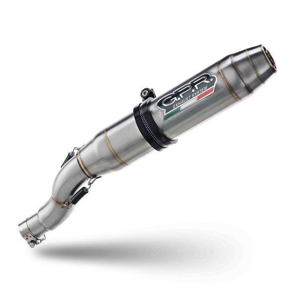 Scarico GPR Deeptone acciaio satinato racing Husqvarna Nuda 900/R 2012-2013