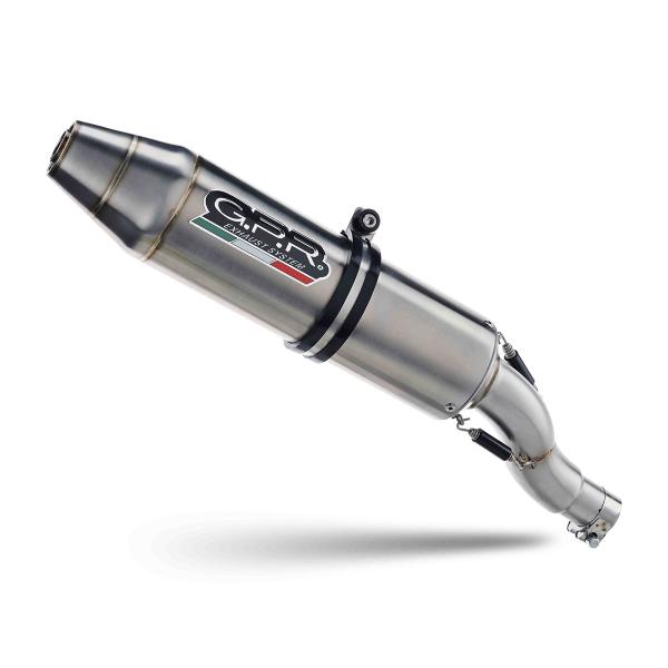 GPR complete exhaust approved satin steel Deeptone Atv Adly Hurricane 500S 2005-2021