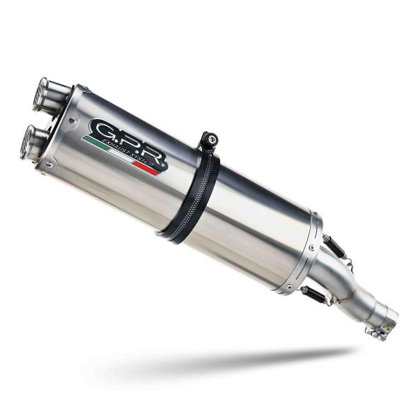 GPR complete exhaust approved Kat satin steel Dual Yamaha Tmax 560 2022-2024
