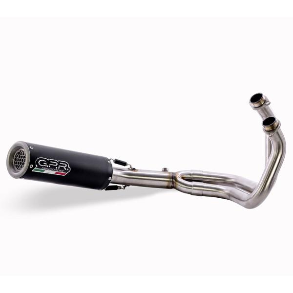 GPR complete exhaust racing satin steel M3 Yamaha Tracer 700 2020-2021