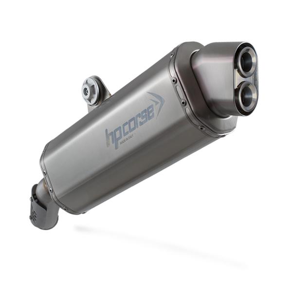 Scarico HPcorse 4-Track R titanio omologato BMW R1200GS/Adventure 2010-2012