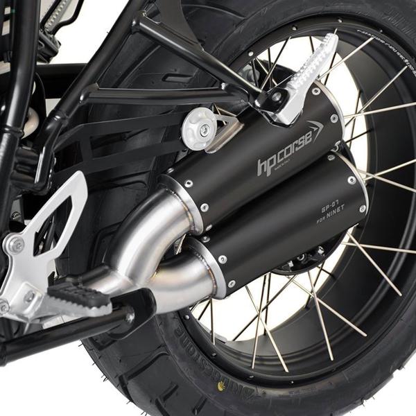 Scarichi HPcorse GP07 nero basso omologato BMW RNineT 2021-2024