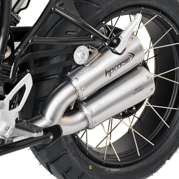 Scarichi HPcorse GP07 satinato basso omologato BMW RNineT 2021-2024