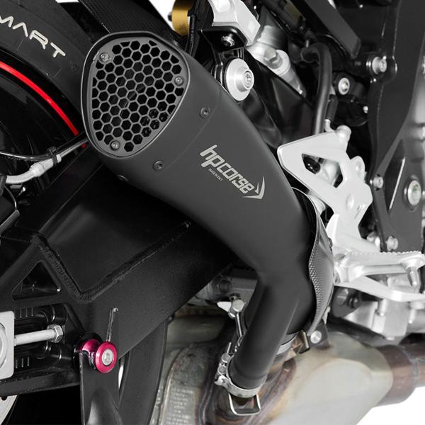 HPcorse Hydroform Short R Black exhaust approved BMW S1000R 2017-2020