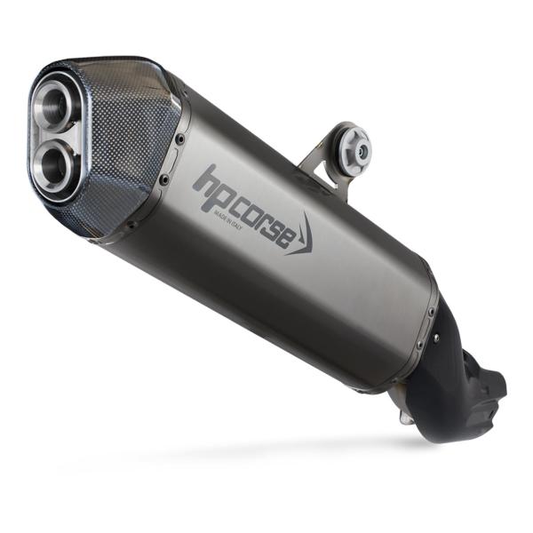 Scarico HPcorse SPS Carbon titanio omologato BMW R1200GS/Adventure 2013-2018