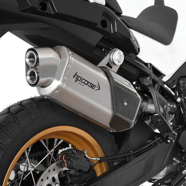 Scarico HPcorse 4-Track R Short satinato omologato CFmoto 800MT Sport 2023-2024