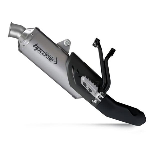 Scarico HPcorse SP-1 Short titanio basso omologato Ducati DesertX 2022-2024
