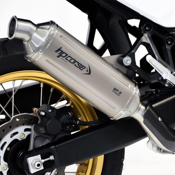 Scarico HPcorse SP-2 Short basso titanio omologato Honda XL750 Transalp 2023-2024