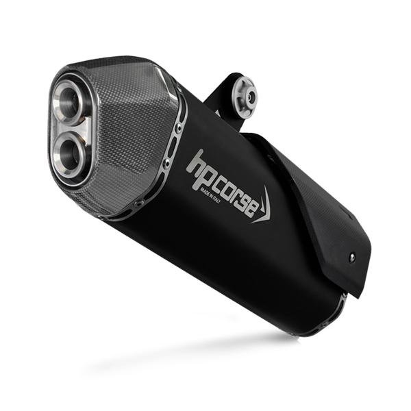 Scarico HPcorse SPS Carbon nero omologato Honda Africa Twin 1100 2020-2024