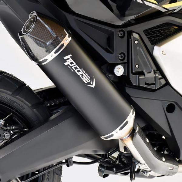 HPcorse SP-1 Carbon Short Black titanium exhaust approved Honda XADV 750 2025