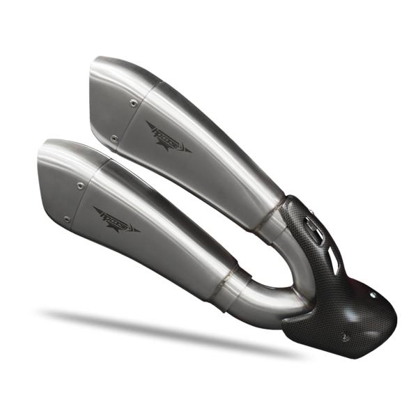 Scarico HPcorse Hydroform Short satinato omologato Indian FTR1200S 2019-2022