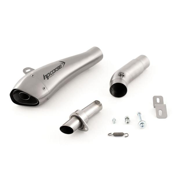 Scarico HPcorse Hydroform satinato omologato Kawasaki Z750 2007-2014