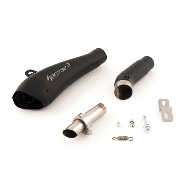Scarico HPcorse Hydroform nero omologato Kawasaki Z750 2007-2014