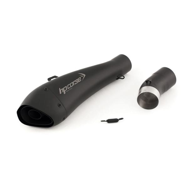 Scarico HPcorse Hydroform nero omologato Kawasaki ZX6R 600 2009-2016