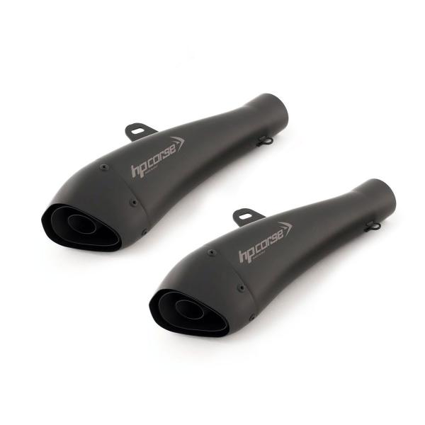 Scarico HPcorse Hydroform nero omologato Kawasaki Z1000 2010-2017