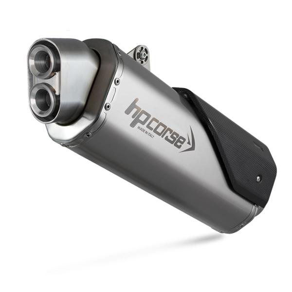 Scarico HPcorse 4-Track R satinato omologato KTM SuperAdventure 1290S/R 2013-2020