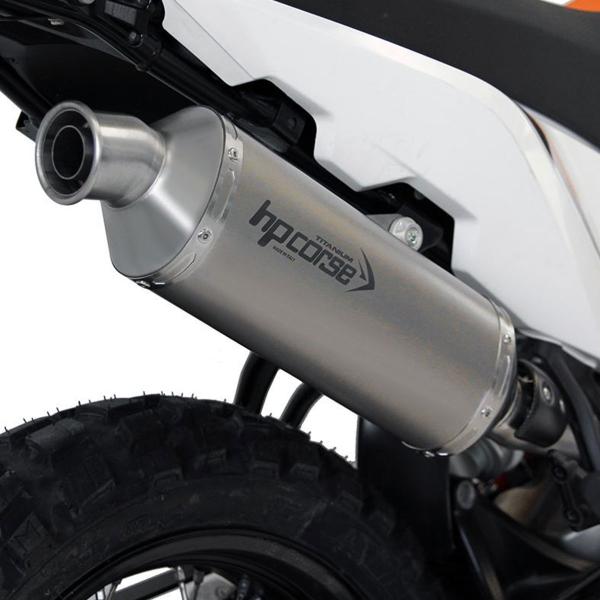 Scarico HPcorse SP-1 Short titanio omologato KTM 890 Adventure/R/SMT 2021-2023