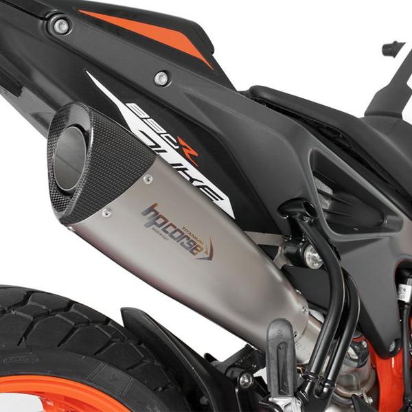 Scarico HPcorse Evoxtreme 310mm titanio omologato KTM Duke 890R 2020-2023