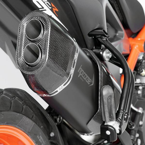 Scarico HPcorse SP-3 Carbon Short 230 nero omologato KTM Duke 890R 2020-2023