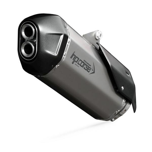 Scarico HPcorse SPS Carbon RR titanio omologato KTM SuperAdventure 1290S/R 2021-2024