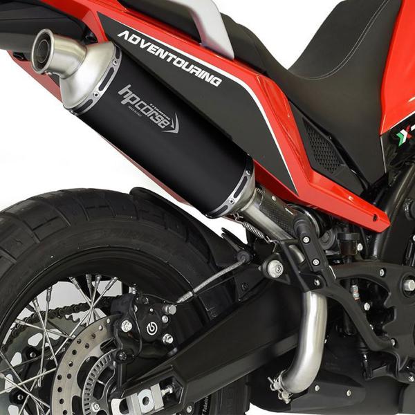 HPcorse SP-1 Short Black Titanium exhaust approved Moto Morini Xcape 650 2021-2024