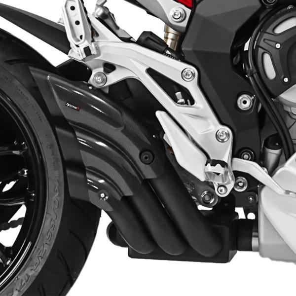 Scarico HPcorse Hydrotre Cover Carb nero omologato Mv Agusta Turismo Veloce 800 12-24
