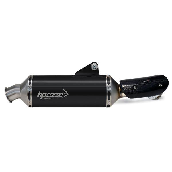HPcorse SP-1 Short Black exhaust approved Royal Enfield Himalayan 450 2024