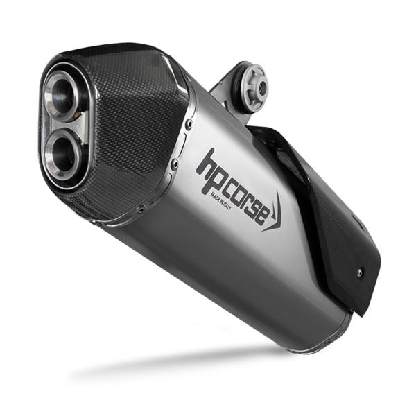Scarico HPcorse SPS Carbon satinato omologato Suzuki Vstrom 1000 2017-2019