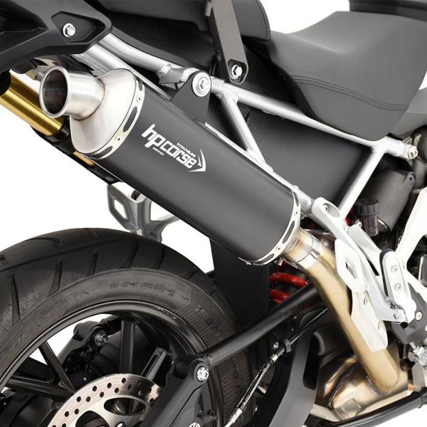 HPcorse SP-1 350 Black Titanium exhaust approved Triumph Tiger 1200 GT/Rally/PRO 2021-2024