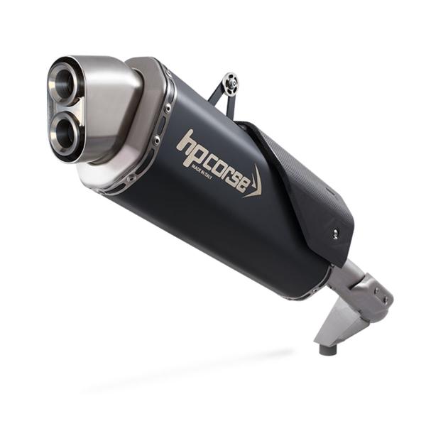 Scarico HPcorse 4-Track R nero omologato Triumph Tiger 1200 2018-2020