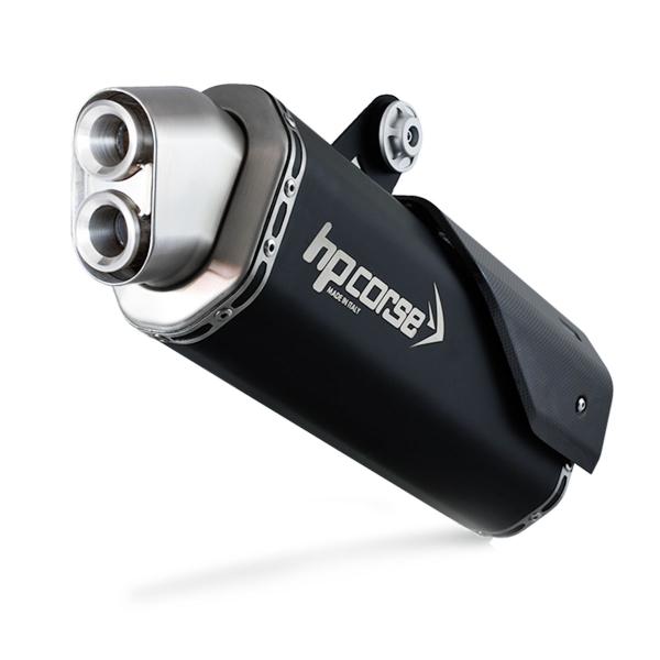Scarico HPcorse 4-Track R nero omologato Triumph Tiger 800 2010-2018