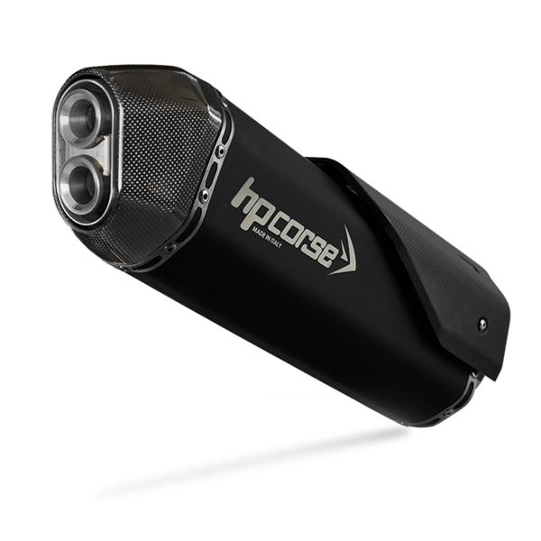 Scarico HPcorse SPS Carbon nero omologato Triumph Tiger 800 2010-2018