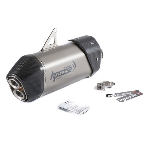 Scarico HPcorse SPS Carbon 350 titanio omologato Triumph Tiger 850 2020-2023