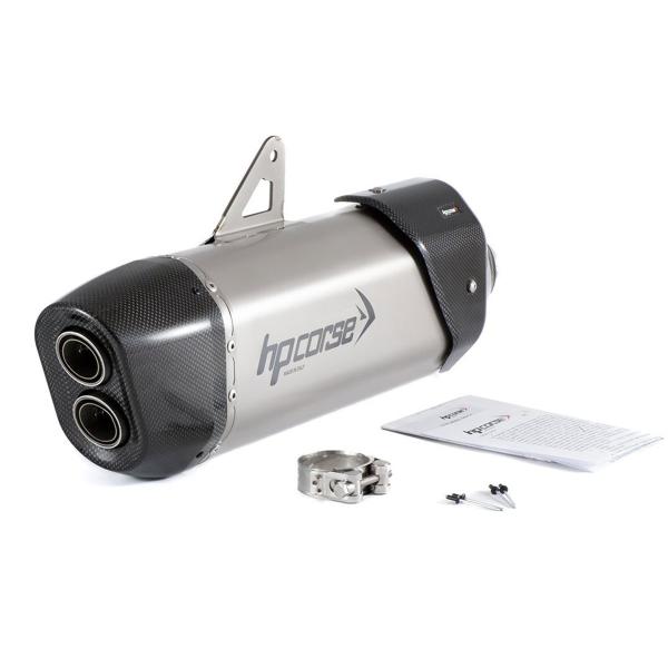HPcorse SP-3 Carbon 350 Satin exhaust approved Triumph Tiger 850 2020-2023