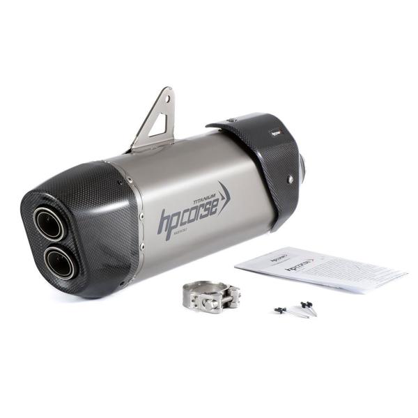 Scarico HPcorse SP-3 Carbon 350 titanio omologato Triumph Tiger 850 2020-2023
