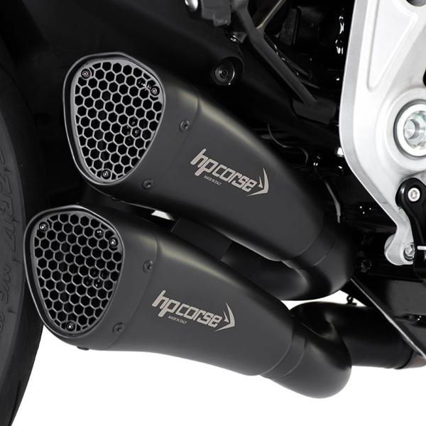 Scarichi HPcorse Hydroform Short nero Racing Ducati Diavel 1260