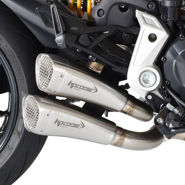 Scarichi HPcorse Hydroform Short satinato Racing Ducati Diavel 1260