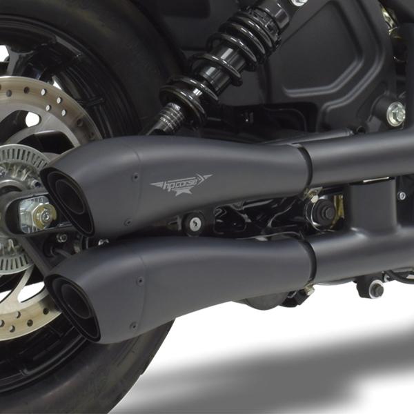 Scarico HPcorse Hydroform nero Racing Indian Scout Sixty 2017-2020