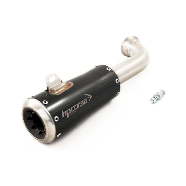 Scarico HPcorse GP07 nero Racing KTM Duke 390 2017-2020