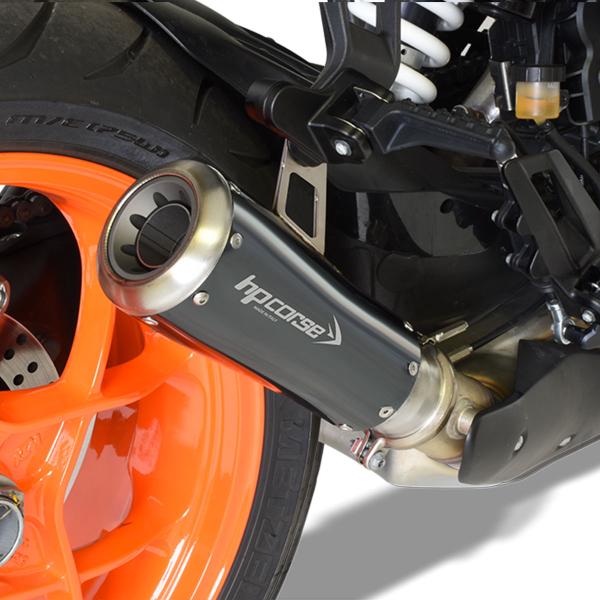 Scarico HPcorse GP07 nero Racing KTM SuperDuke 1290 R 2017-2020