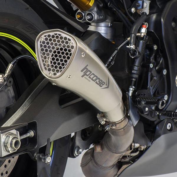 HPcorse Hydroform Short Satin exhaust Racing Suzuki GSXR1000 2017-2020